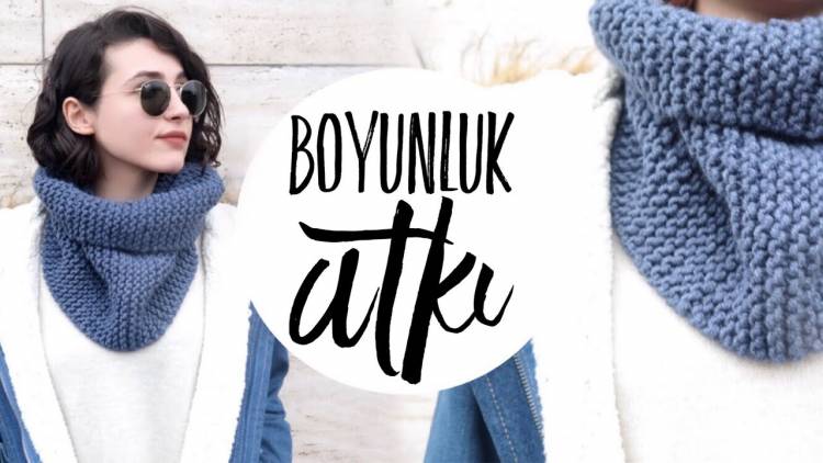 Haroşa Örgü İle Boyunluk Yapımı