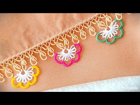 Çok kolay hemde gösterişli oldu iğne oyası modeli anlatımlı yapılışı