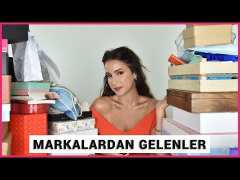 MARKALARDAN GELEN PAKETLERİ AÇIYORUM???????? SİZLERE HEDİYELER