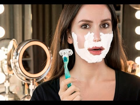 YENİ TREND | Kadınlarda Yüz Tıraşını DENEDİM ???