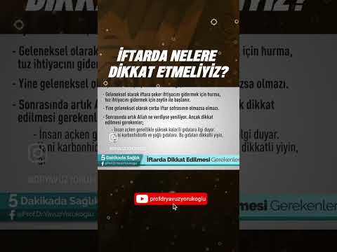 En Sağlıklı İftar! #Shorts #Short