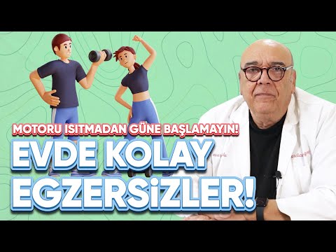 6 DAKİKADA METABOLİZMA HIZLANDIRIN – Evde Basit ve Kolay Egzersizler | 5 Dakikada Sağlık