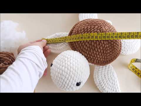 KADİFE İPLE KAPLUMBAĞA YAPIMI- 1 KISIM ORGANİK OYUNCAKLAR