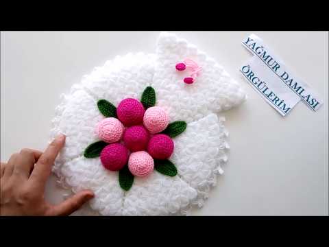 YUVARLAK GÜLLÜ KESE LİF YAPIMI