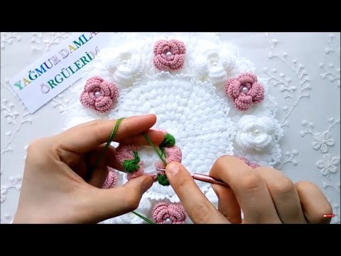 YUVARLAK GÜLLÜ LİF YAPIMI