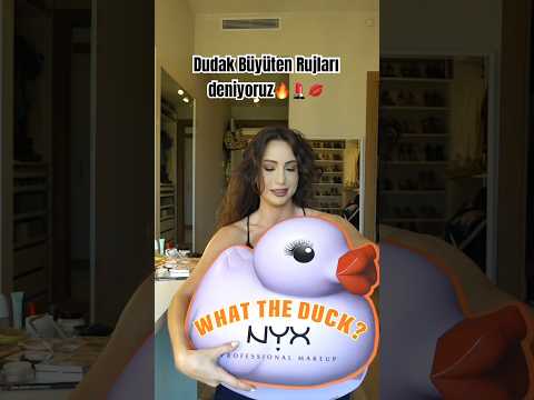Dudak Büyüten Rujlar???????? NYX Duck Plump #shorts #makyaj #reklam