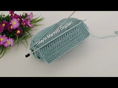 Gösterişli Ve Kolay Örgü Yelek Modeli #knitting