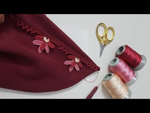 620 – Kat Kat Üç Boyutlu Görünümüyle Çeyizlik Tığ Oyası Yapımı