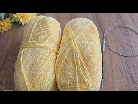 Yeni Yelek Modeli İçin Roba Örüyorum ✅️ En Kolay Roba Modeli ve Yaka Düşürme Tekniği