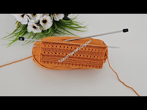 WOW ✔️ Yelek, Hırka, Şal Ve Battaniye İçin Kolay Örgü Modeli