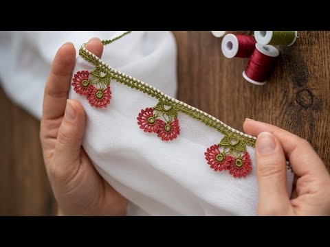 639 – Bu Modeli Yapmadan Çeyiz Tamam Sayılmaz! En Yeni Tığ Oyası Yapımı