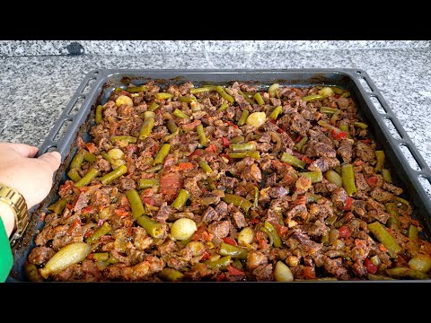 Tepsi Kebap Nasıl Yapılır Et Kebabı Tarifi Belen Tava Etli Yemekler Güveç Sote Nefis Yemek Tarifleri