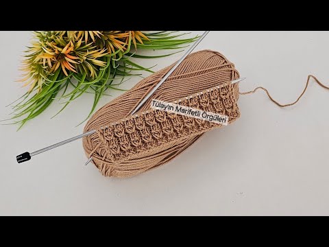 Minik Kalpler 🧶Yelek, Şal, Hırka İçin Kolay Örgü Modeli