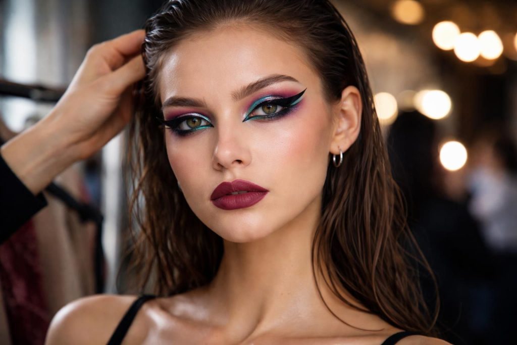 2025 Güzellik Trendleri: Moda Haftalarından İlham Alan Neon, Asimetrik ve Grunge Makyaj Teknikleri