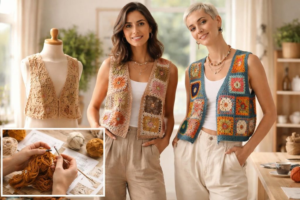 2026 Moda Trendleri: Tığ İşi Yeleklerle Hem Şıklığı Hem Ruh Halini Yakalamak