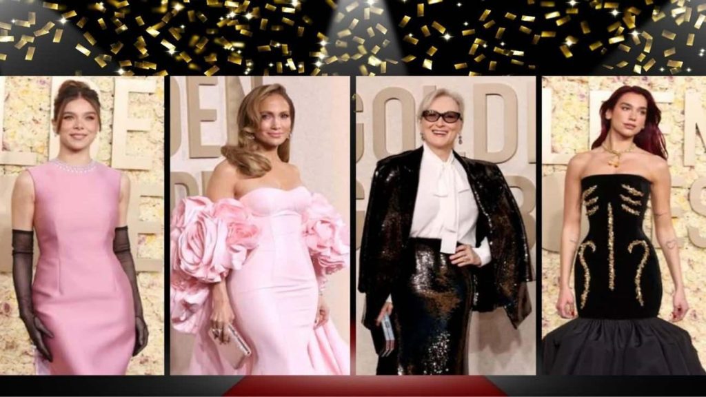 81. Altın Küre Ödülleri Kırmızı Halısı: En Şık Kombinler ve Moda Trendleri