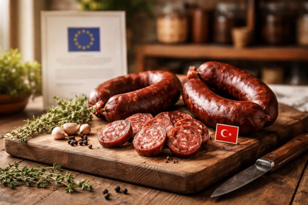Afyon Sucuğu Avrupa Birliği’nden Coğrafi İşaret Tescili Aldı: Türkiye Gastronomi Mirasına Yeni Bir İmza