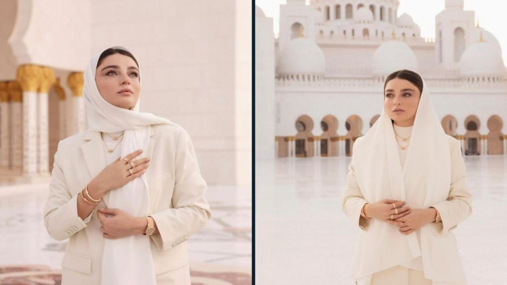 Ayça Ayşin Turan’dan Abu Dhabi Ziyareti: Şeyh Zayid Camii’nde Başörtülü Haliyle Göz Kamaştırdı