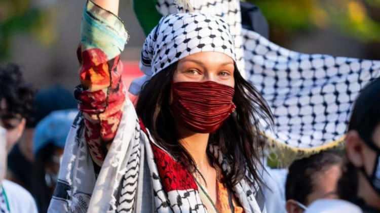 Bella Hadid, Cannes’da Kefiyeh Elbisesiyle Filistin Mirasını Taşıdı: Moda ve Sembolizm Üzerine Bir Bakış