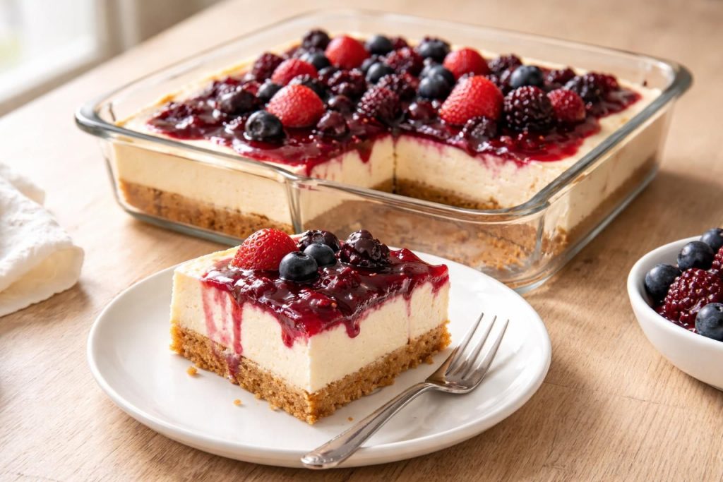 Borcamda Orman Meyveli Cheesecake Tarifi: Hem Hafif Hem Nefis Bir Lezzet Şöleni