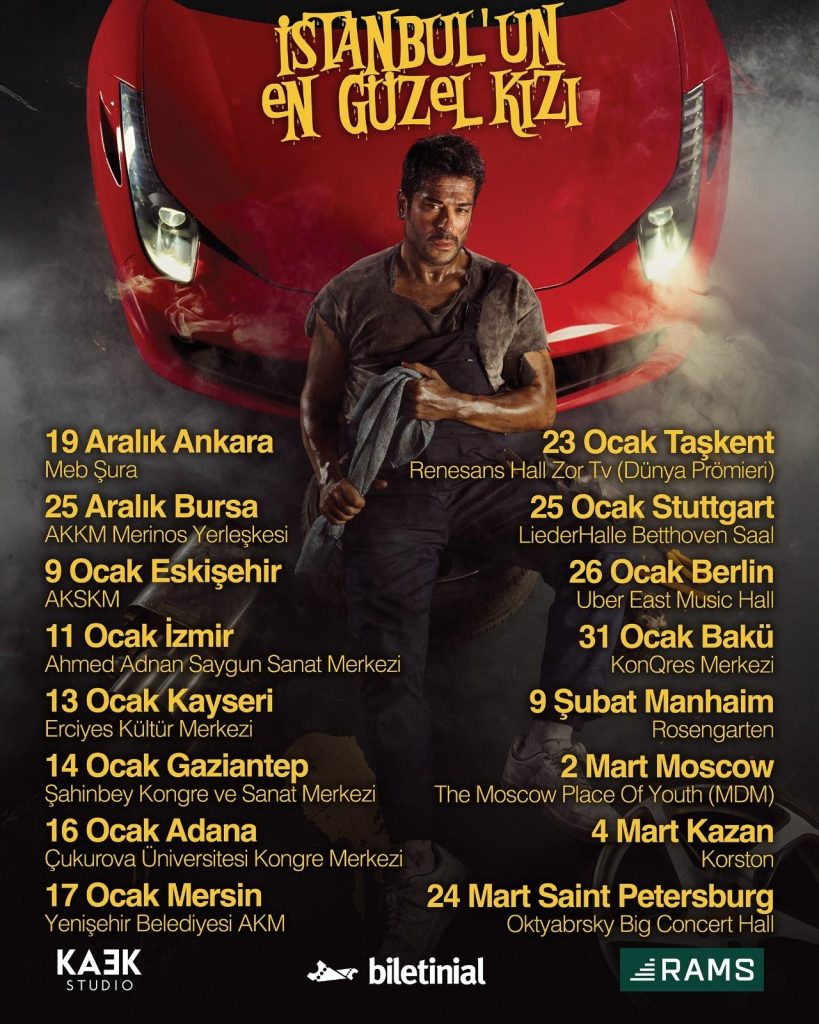 Burak Özçivit'ten Tek Kişilik Tiyatro Oyunu: İstanbul'un En Güzel Kızı, Aşkın Derinliklerine Yolculuk Sunuyor