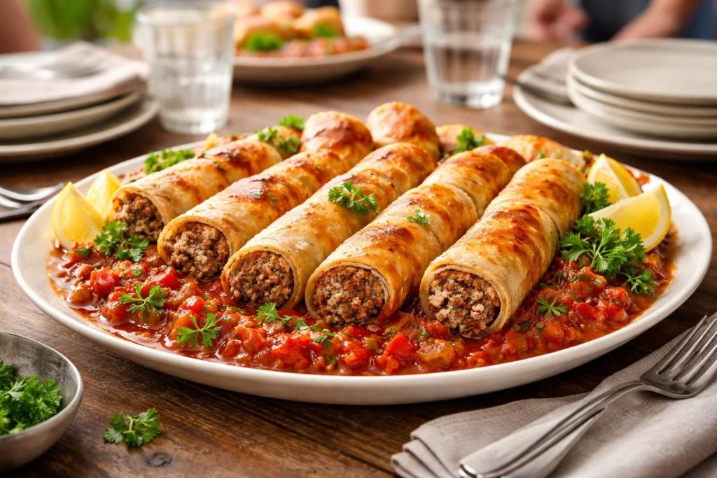 Çıtır Yufka ve Köfteli Nezaket Kebabı Tarifi | Sofraların Vazgeçilmezi