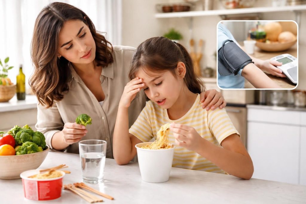 Çocuklarda Yüksek Tansiyon Riski: Hazır Noodle Tüketimi ve Sağlıklı Beslenme Rehberi
