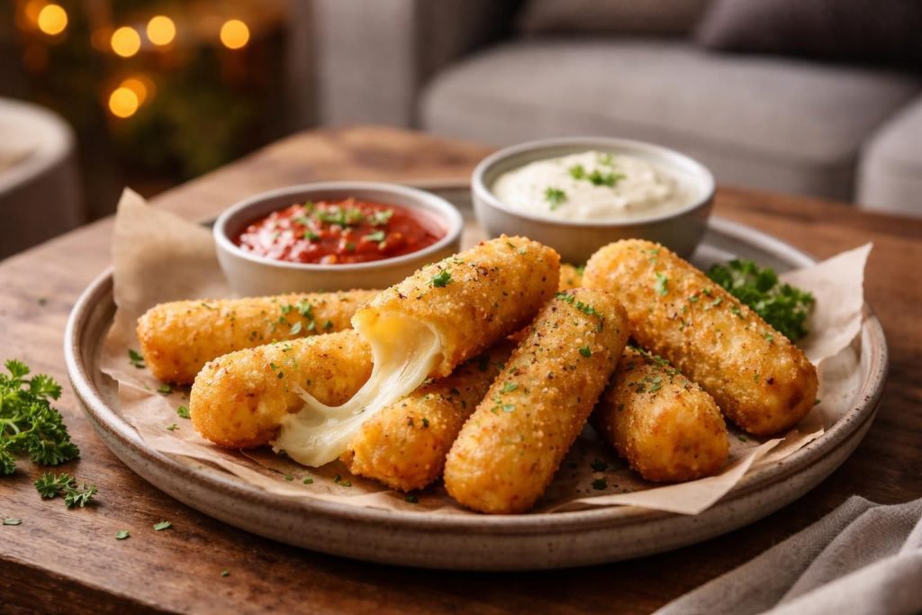 Ev Yapımı Mozzarella Sticks Tarifi: Çıtır Dışı ve Yumuşak İçiyle Film Gecesi Atıştırmalığı