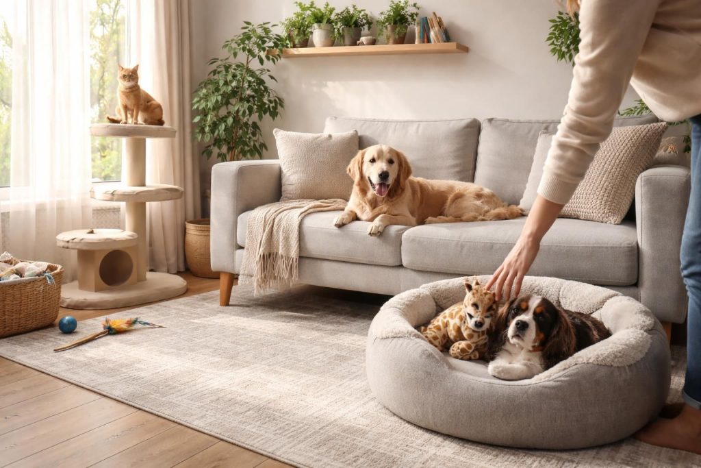 Evcil Hayvan Dostları İçin Dekorasyon: Kedili ve Köpekli Evlere Uygun Mekan Tasarımı İpuçları
