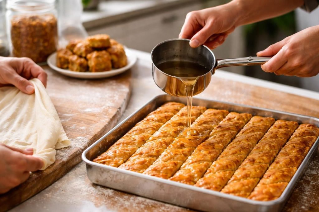Evde Kolay Baklava Hamuru Tarifi: Ağızda Dağılan Çıtır Lezzetler İçin Adım Adım Yapılışı