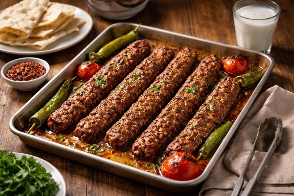 Evde Tepside Adana Kebap Tarifi: Pratik ve Lezzetli Bir Akşam Yemeği