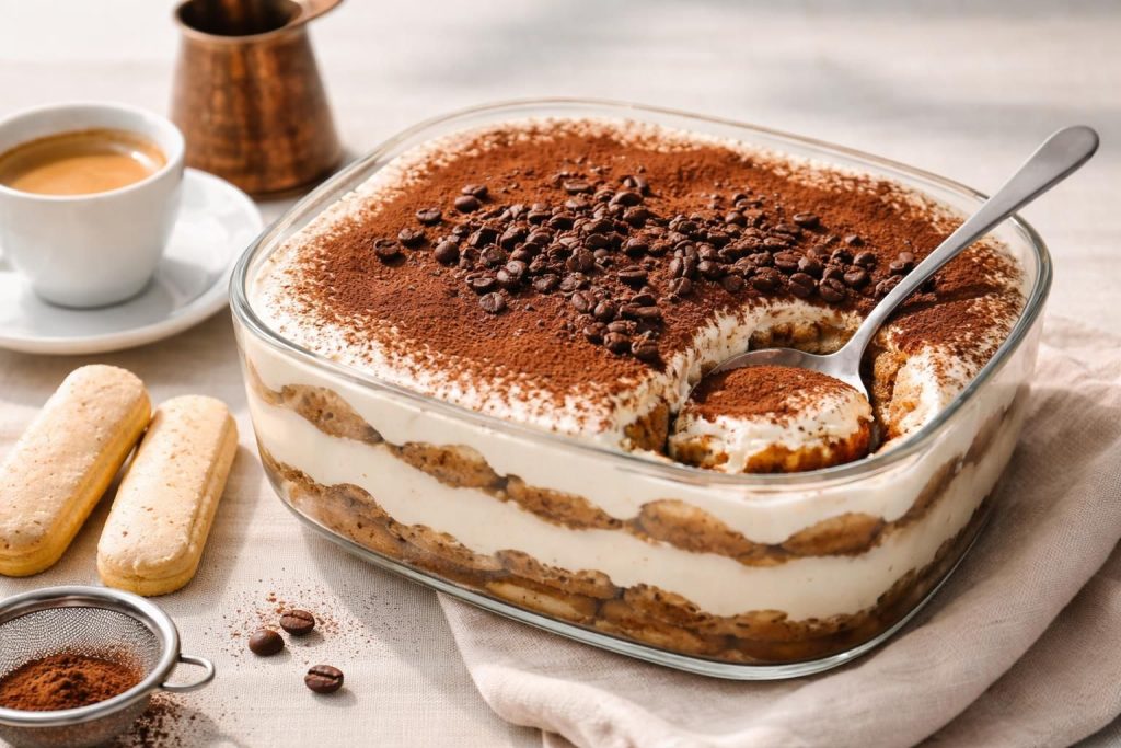 Fırın Kullanmadan Hazırlanan Pratik Yalancı Tiramisu Tarifi | Adetlerin Favori Tatlısı