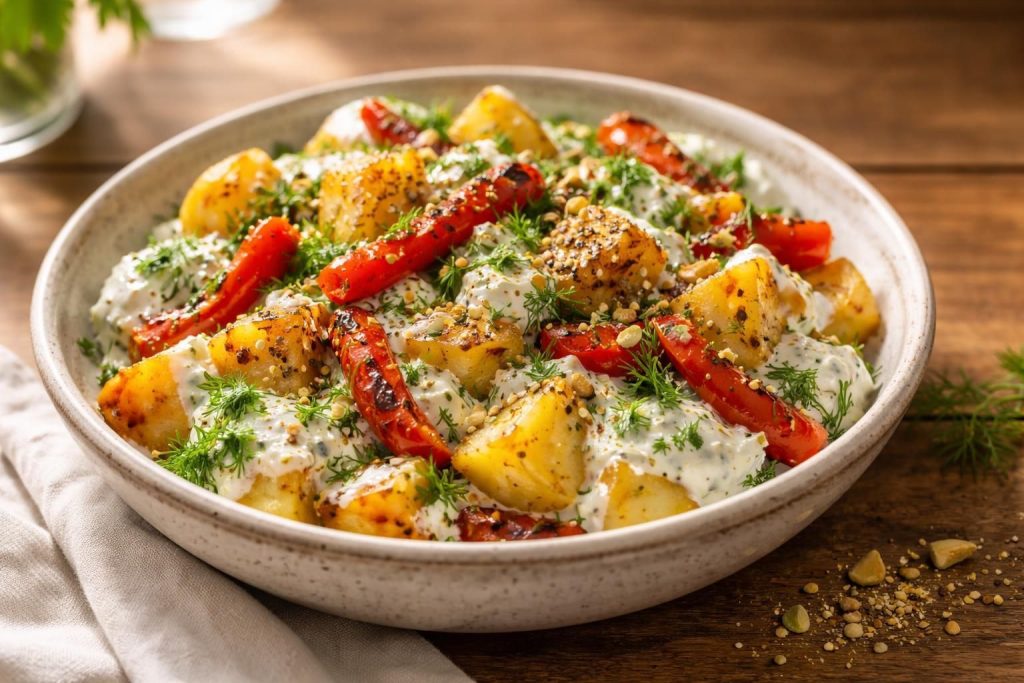 Fırın Patatesli Yoğurtlu Salata Tarifi: Hem Hafif Hem Doyurucu Bir Öğün Önerisi