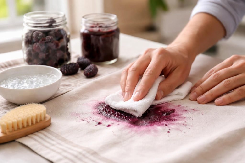 Karadut Lekesi Nasıl Çıkarılır? Kumaş ve Halılardan İnatçı Dut Lekesini Silme Yöntemleri