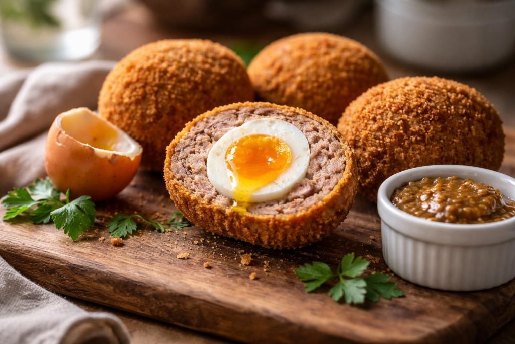 Klasik İngiliz Atıştırmalığı Scotch Eggs Tarifi: Adım Adım Mükemmel Sunum Rehberi