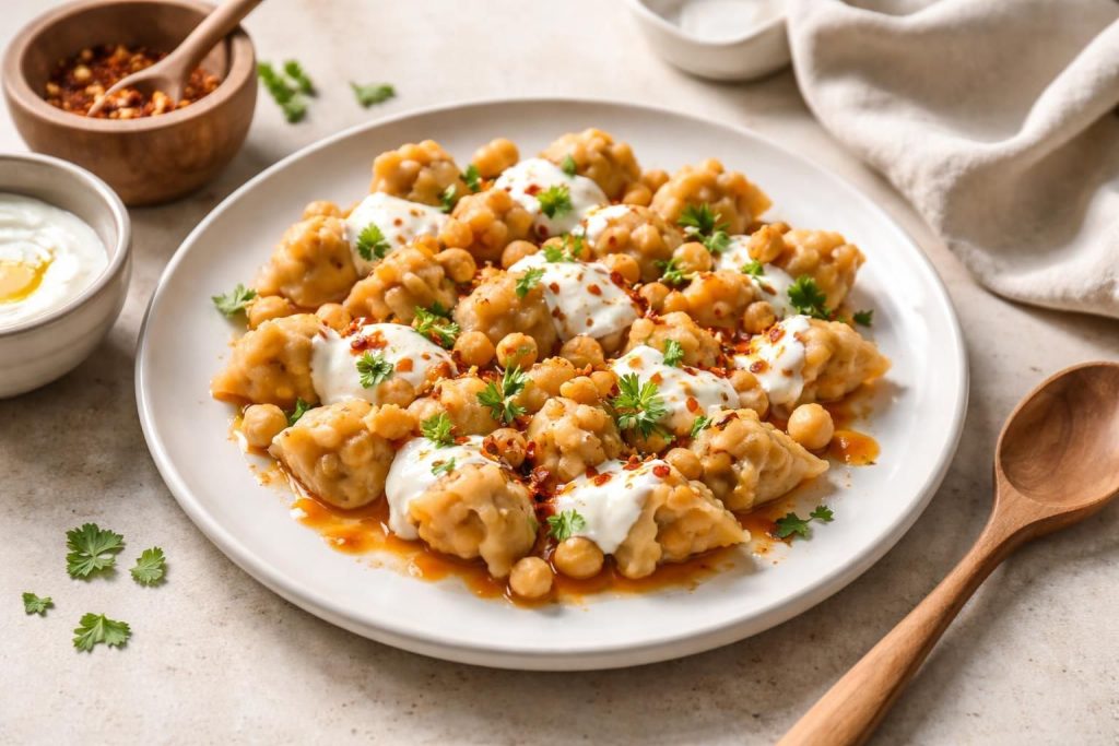 MasterChef Ayyüce’den Sağlıklı ve Pratik Nohutlu Çıtır Mantı Tarifi