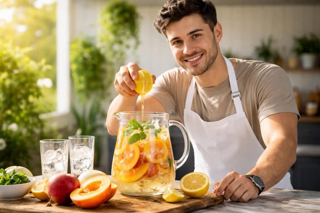 MasterChef Tahsin Küçük’den Yazın Favorisi Şeftalili Limonata Tarifi