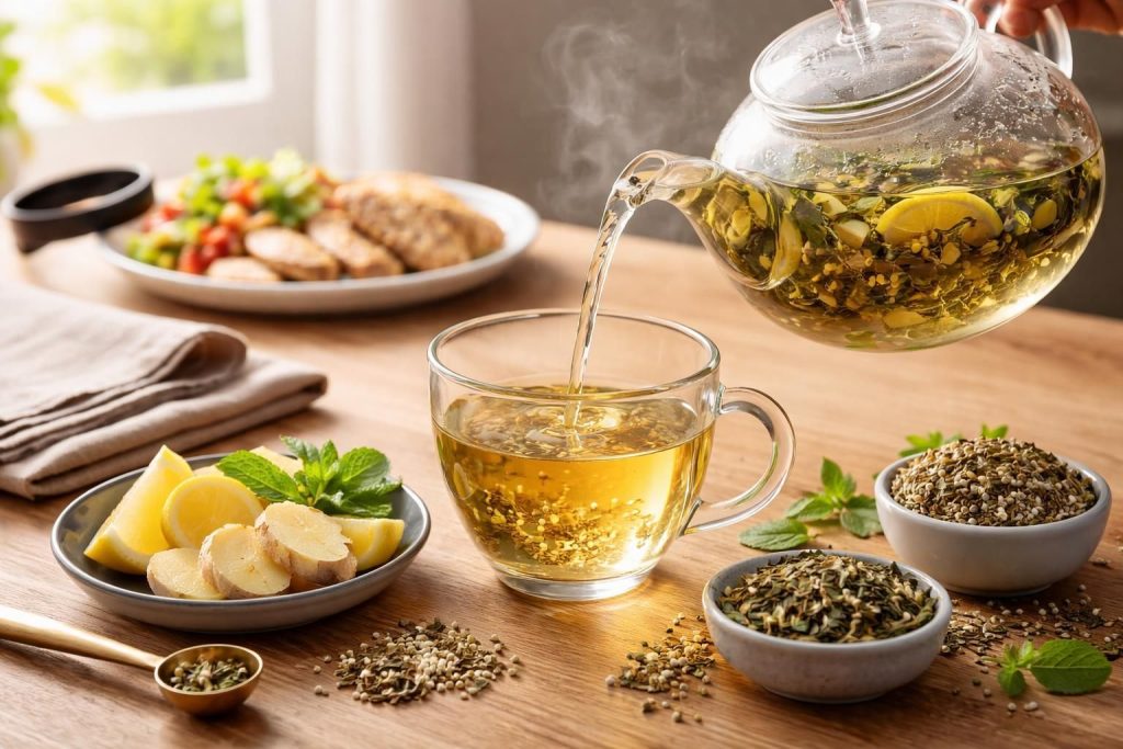 Metabolizmayı Hızlandırmaya Yardımcı Bitki Çayları ve Yağ Yakımına Destekleyici Doğal Yöntemler