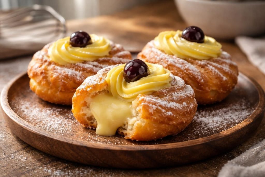 Napoli’nin Efsane Tatlısı Zeppole Tarifi: Çıtır Dışı ve Yumuşak İçiyle Yapılışı