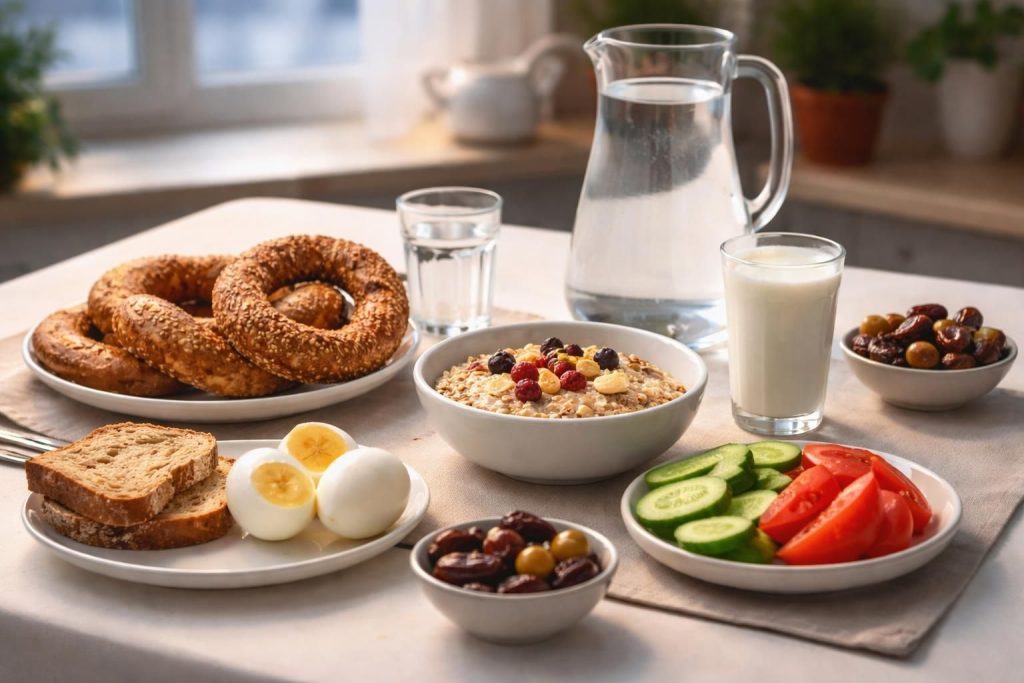 Oruçta Susuz Kalmamak İçin Dengeli Sahur Menüsü ve Beslenme İpuçları