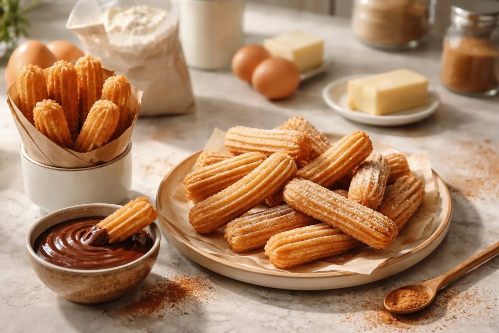 Pastane Usulü Churros Tarifi: Dışı Çıtır, İçi Boş Enfes Lezzet
