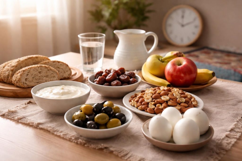 Ramazan Sahur Menüsü Nasıl Olmalı? Kilo Almadan Tok Tutan ve Enerji Veren Besinler