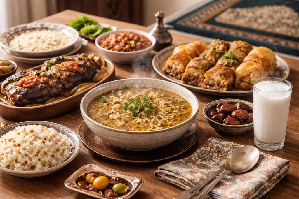 Ramazan’ın 15. Günü İftar Menüsü: Yeşil Mercimek Çorbasından Tatlı Finaline Pratik Tarifler