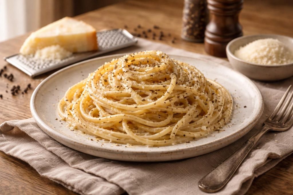 Roma’nın İkonik Lezzeti: Otantik Spaghetti Cacio e Pepe Tarifi