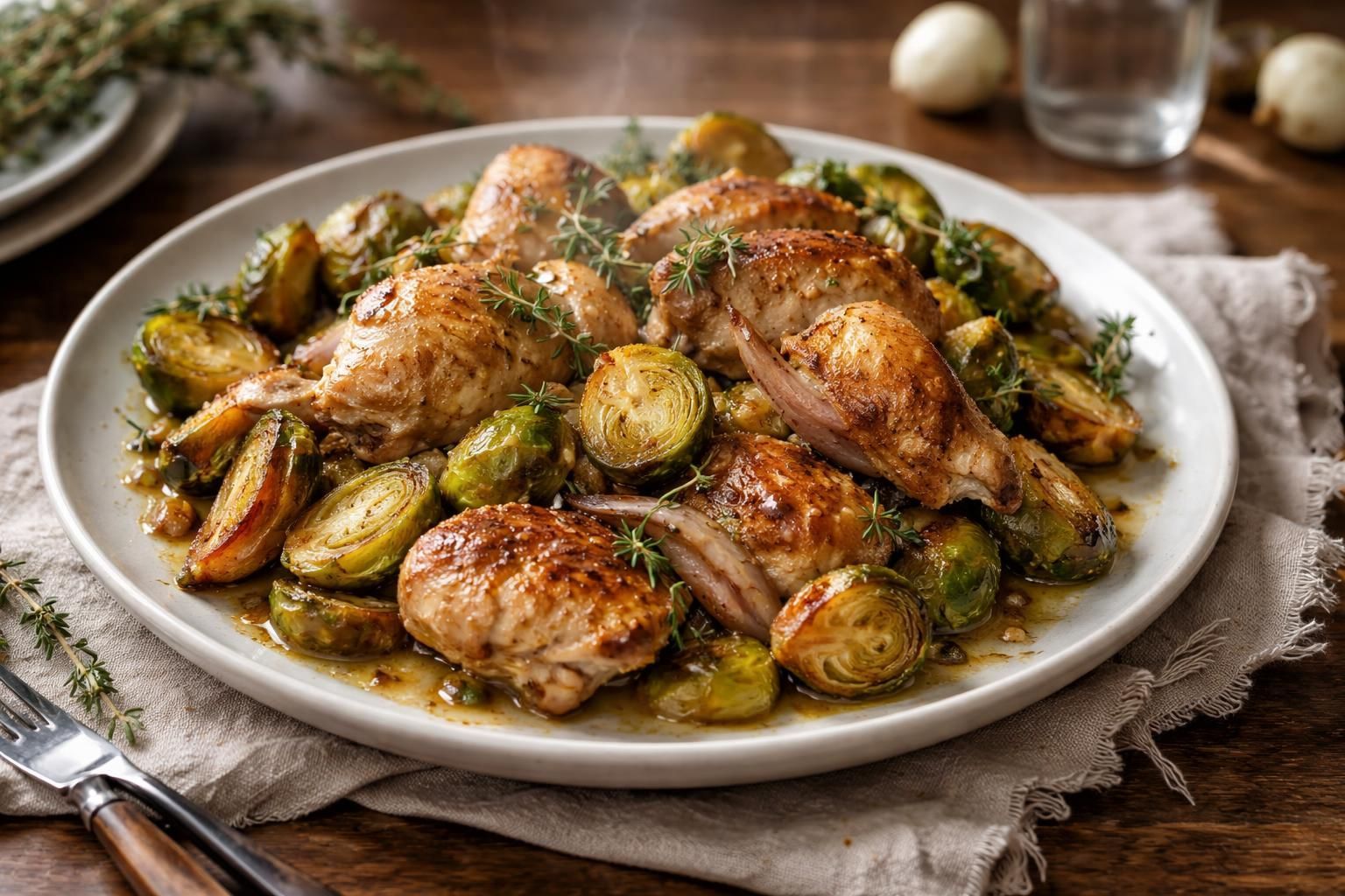 Sebze ve Etin Mükemmel Uyumu: Tavuklu Brüksel Lahanası Tarifi