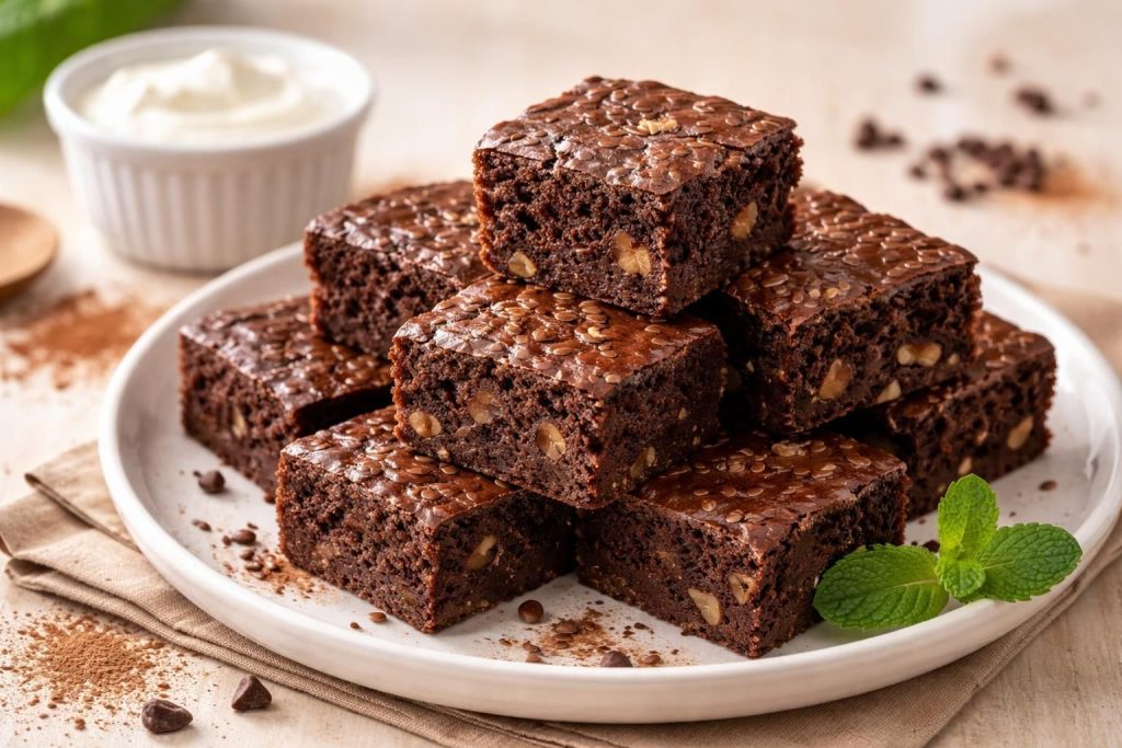 Şekersiz ve Hafif Fit Browni Tarifi: Çikolata Krizlerine Sağlıklı Alternatif