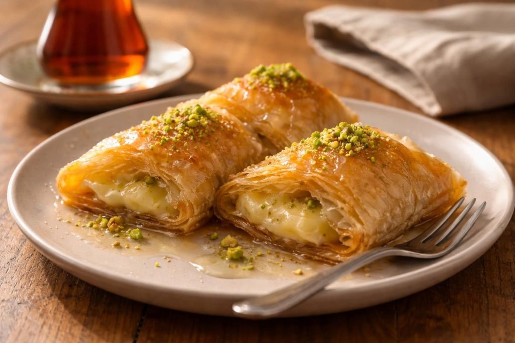 Şöbiyet Tarifi: Baklavadan Daha Yumuşak, Lezzetiyle Damakta İz Bırakan Şerbetli Tatlı