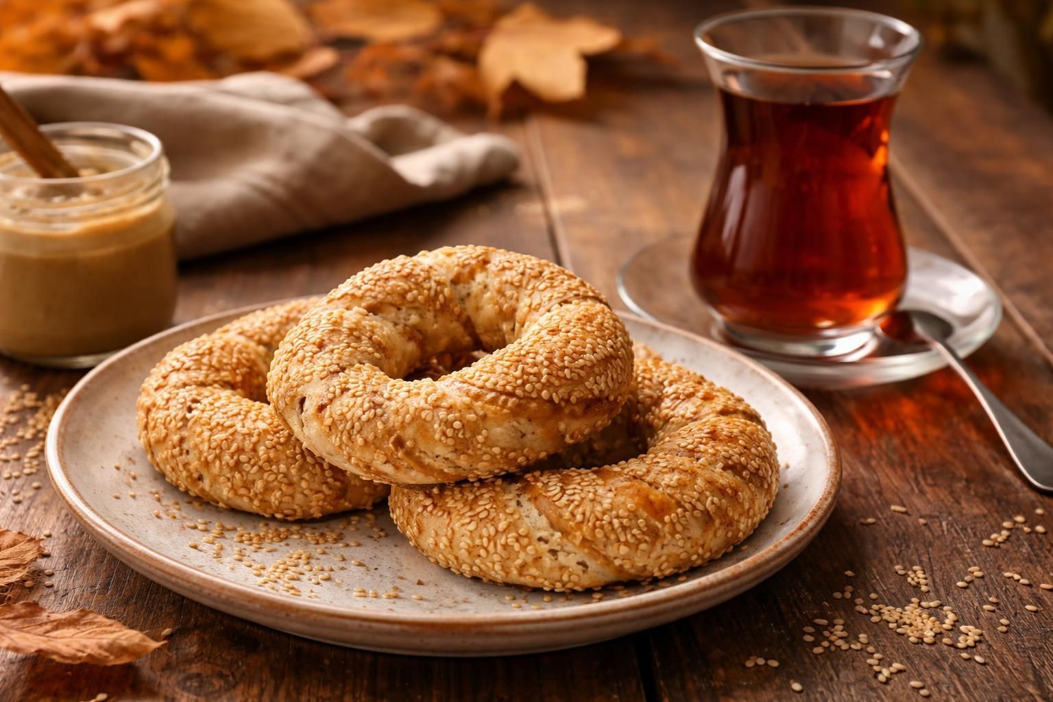 Tahin ve Susamın Büyüsü: Ağızda Dağılan Pratik Tahinli Simit Kurabiye Tarifi