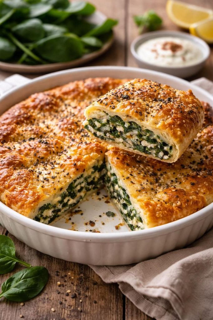 Tek Kapta Hazırlanan Yumuşacık Ispanaklı Tek Kap Böreği Tarifi