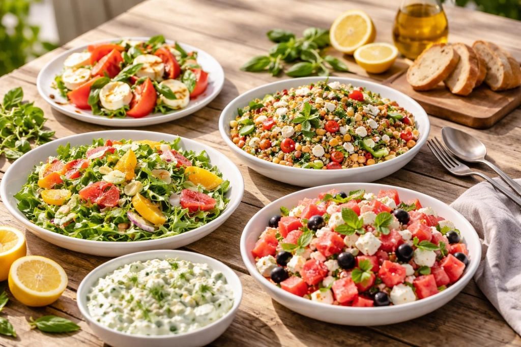 Yaz Sofralarına Ferahlık Katacak 5 Kolay ve Hafif Salata Tarifi